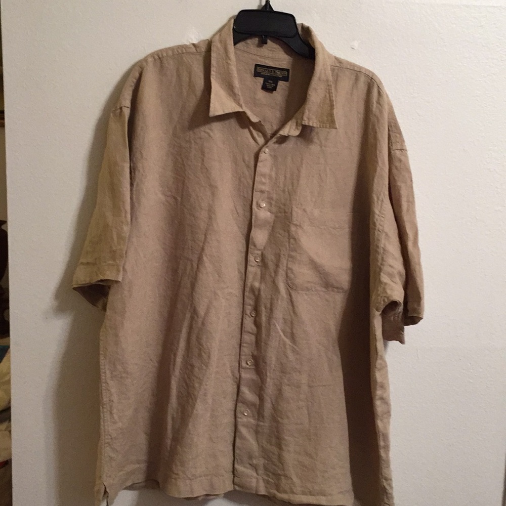 Donald J Trump  shirt 100% Linen size XXL